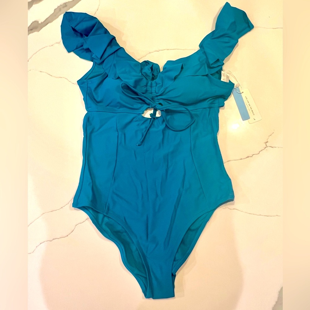 CUPSHE Women's One Piece Swimsuit Ruffle